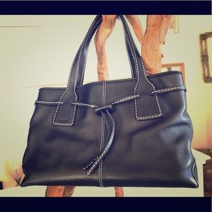 Tod’s black leather Tote bag